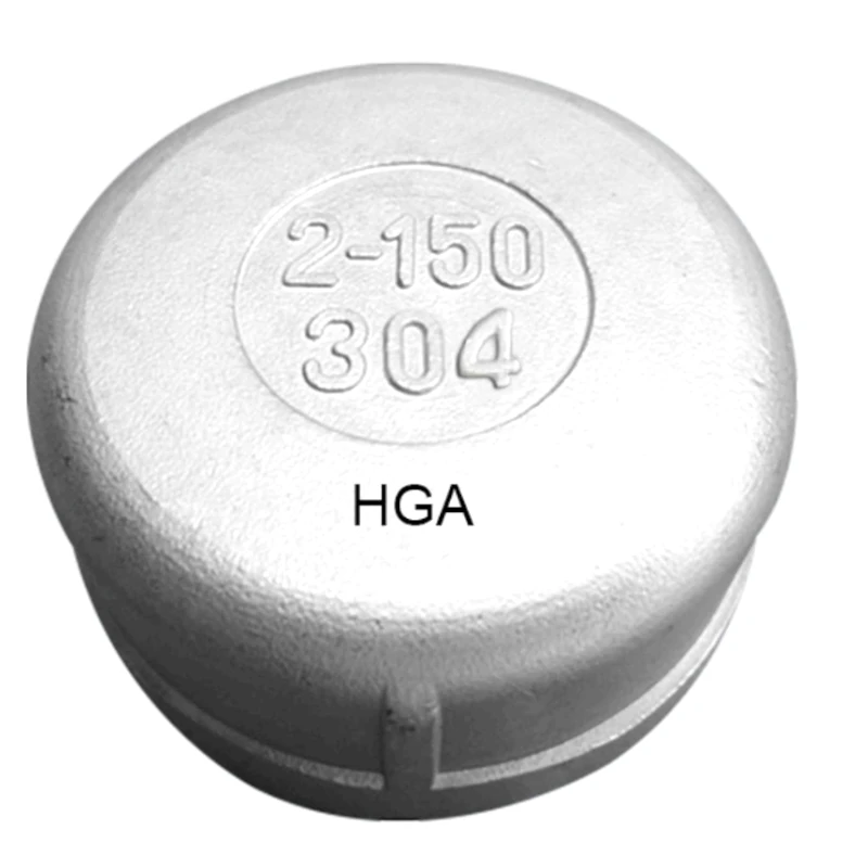 Tapón hembra de acero inoxidable roscado NPT ASTM A351 AISI 304/316