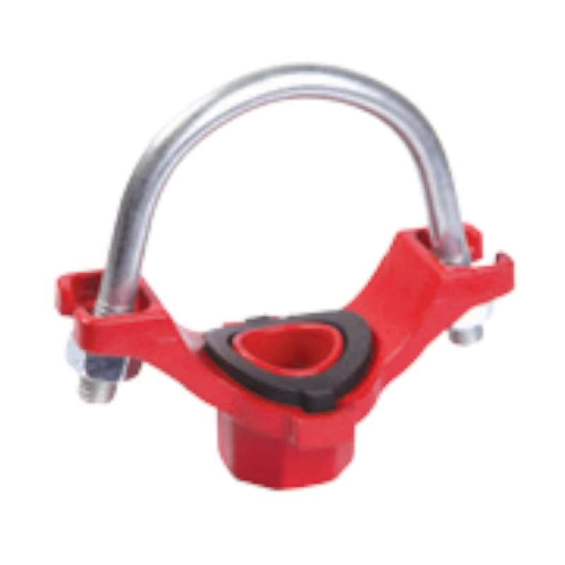Tee mecánica U-Bolt roscada de hierro dúctil ASTM A536 UL/FM
